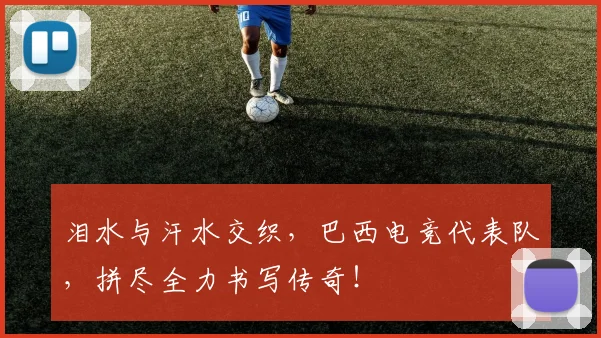 泪水与汗水交织，巴西电竞代表队，拼尽全力书写传奇！